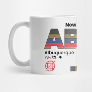 Vintage Albuquerque ABQ New Mexico Retro Travel Mug